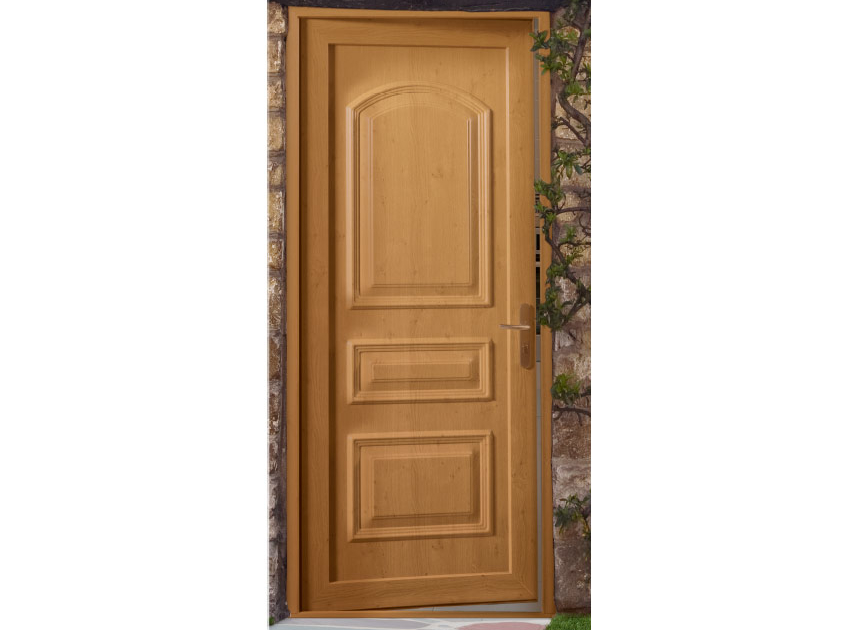 porte PVC ouvertures gamme chêne naturel