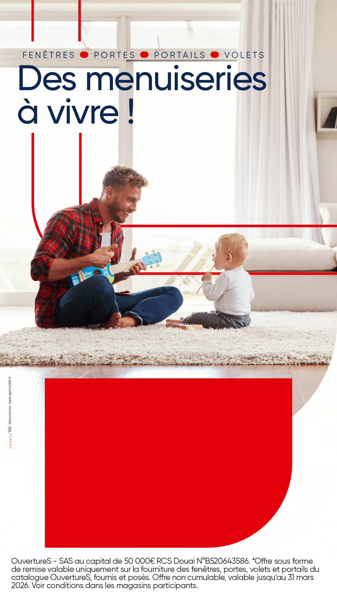 promotion home garde fenetre verticale