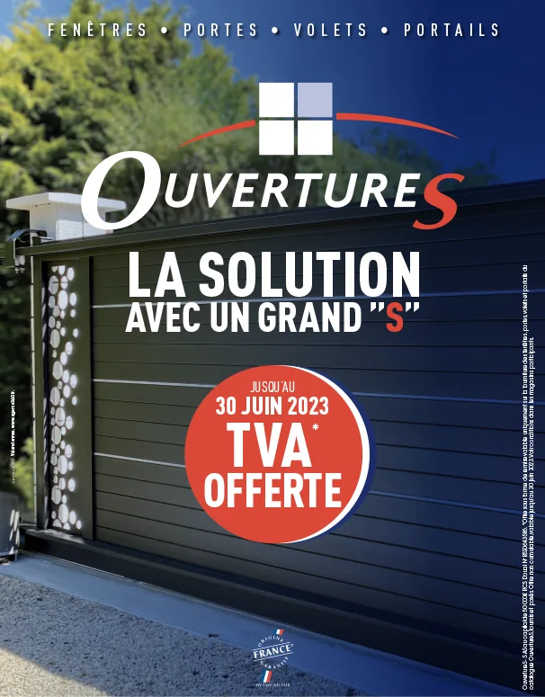 TVA offerte chez OuvertureS Paris et en Île-de-France