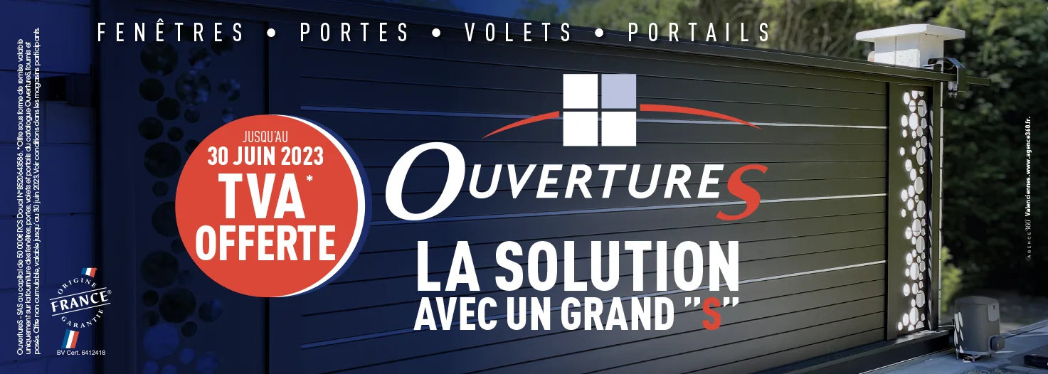 La TVA est offerte dans votre magasin OuvertureS à Paris